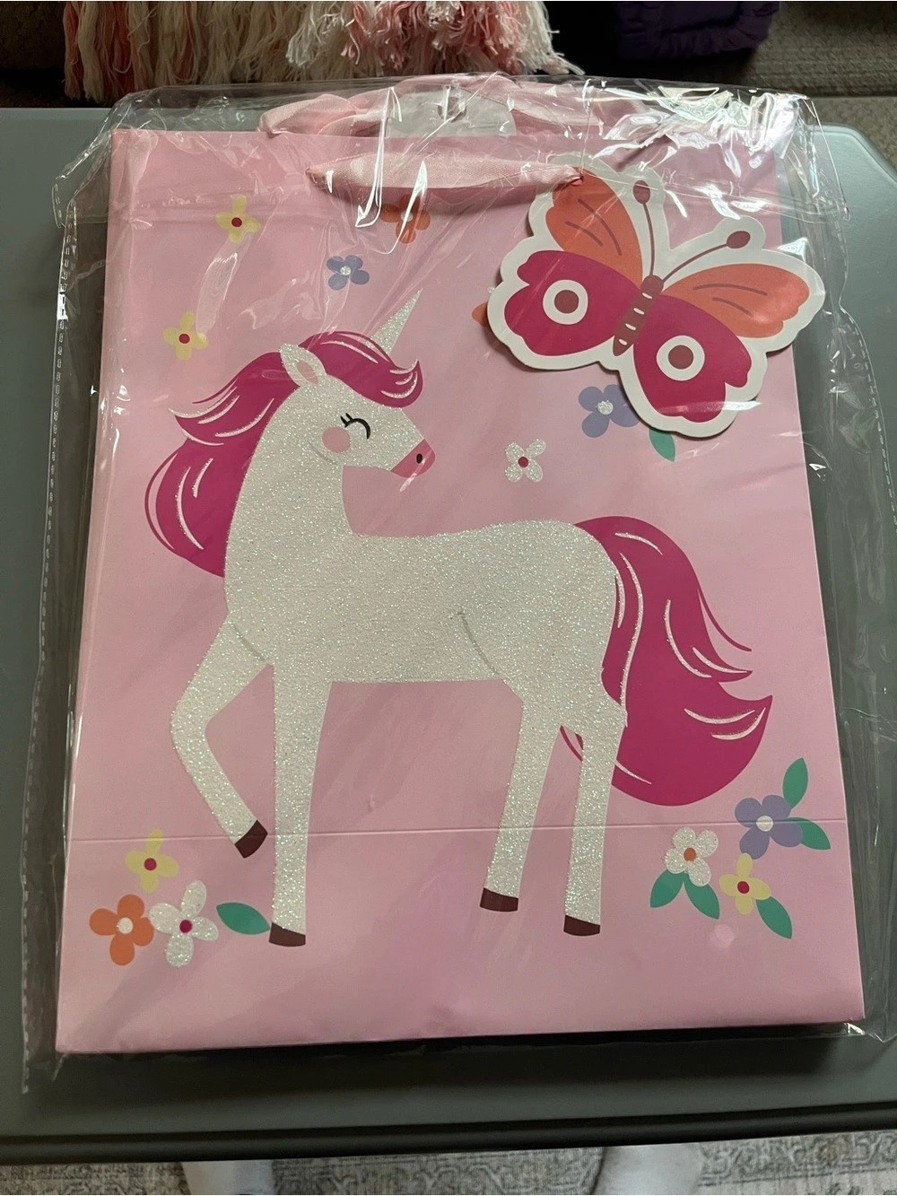 Bows and Arrows Gift Bag Pink Unicorn NWT 6 bags
